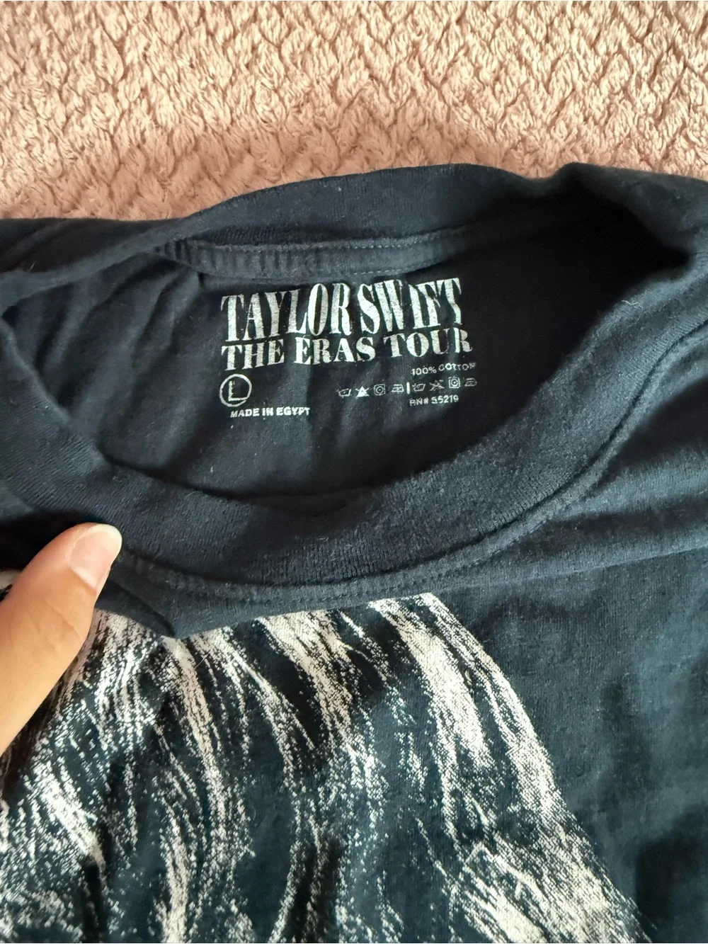 Taylor Swift The Eras Tour Blue Long Sleeve Graphic Top